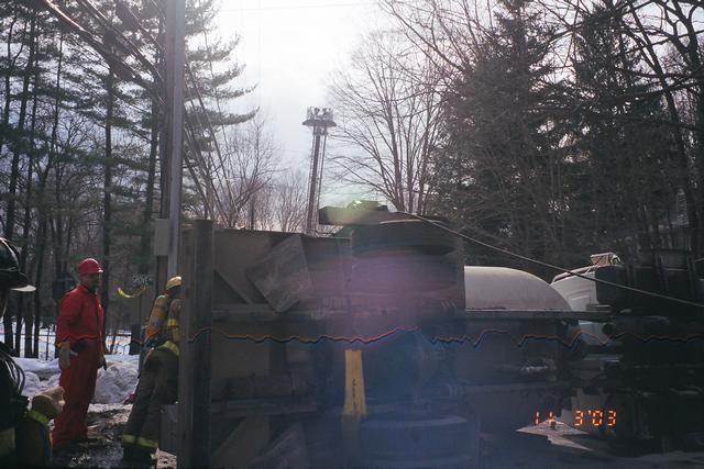 Propane Truck Rollover, Route 172 - 3/11/03