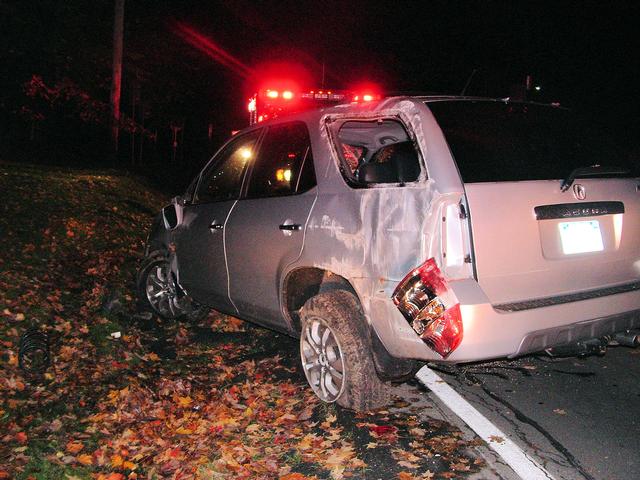 MVA with Rollover - Old Post Road - 10/27/07