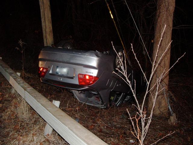 Rollover on South Bedford Road 01/23/08