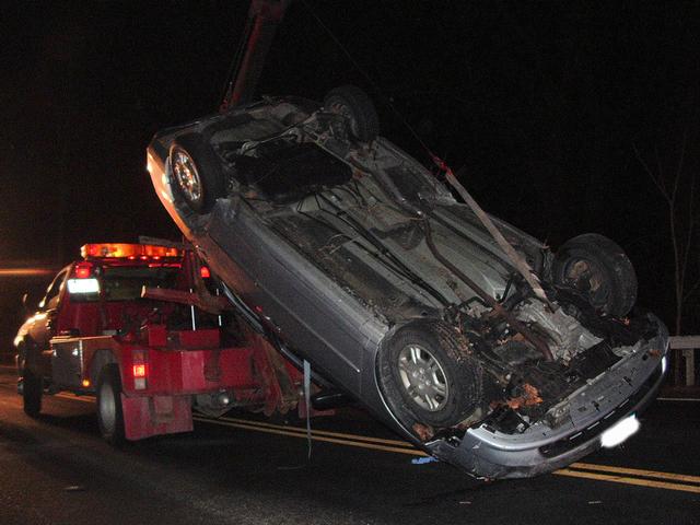Rollover on South Bedford Road 01/23/08
