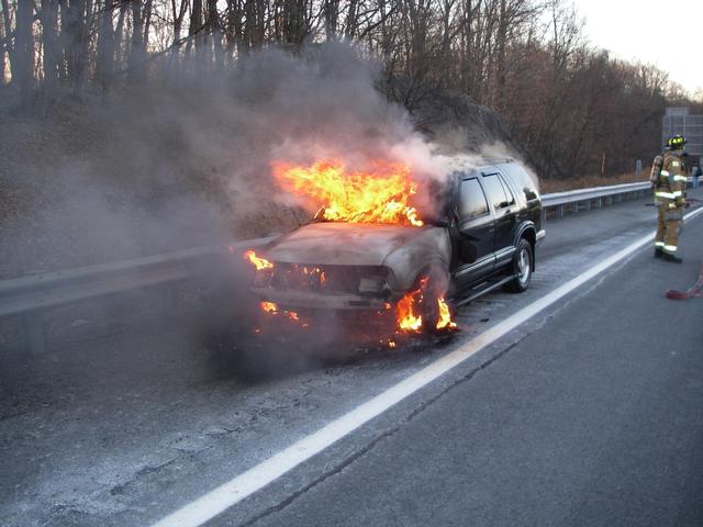 Car Fire - I-684 Northbound - 02/11/08
