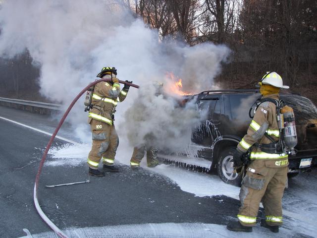 Car Fire - I-684 Northbound - 02/11/08