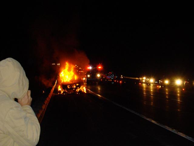 Car Fire - I-684 Northbound - 01/26/08